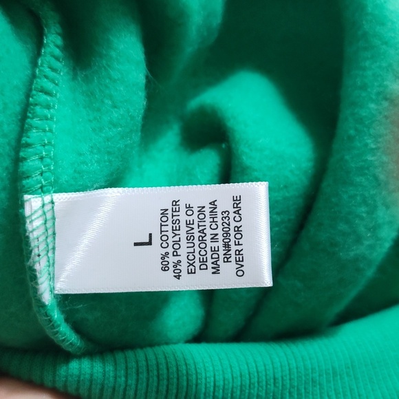 Playboy by PacSun pullover Crew Cut Green sweatshirt Nwt - Picture 10 of 12